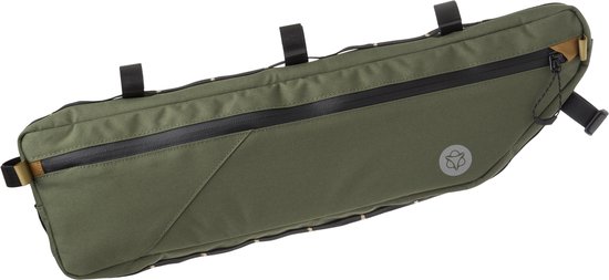 AGU Bikepacking Tube Frametas Venture - Legergroen - 5,5L - Waterafstotend - Eenvoudige Montage - 100% Gerecycled Polyester van AG