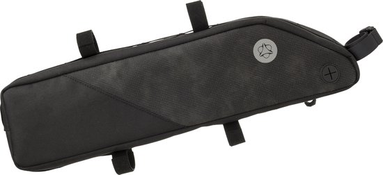 AGU Bikepacking Tube Medium Venture Frametas Zwart - 4L - HIVIS - Waterafstotend - Eenvoudige Montage - 100% Gerecycled Polyester van Agu