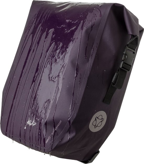 AGU Clean Enkele Fietstas Shelter Click'nGo Large - Purple Velvet - 21 van AG