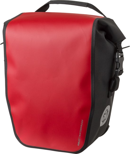 AGU Clean Enkele Fietstas Shelter Click'nGo Medium - Rood - 17L - Waterdicht van AG