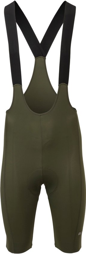 AGU Comfort Plus - Bibshort - Fietsbroek - Wielrenbroek - Heren - S - Groen - Compressie - Ademend - Siliconen gripper - Naadloze bretels