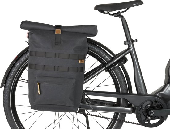 AGU Convoy Enkele Fietstas Urban Click'nGo - Antraciet - 17L - Waterdicht van AG