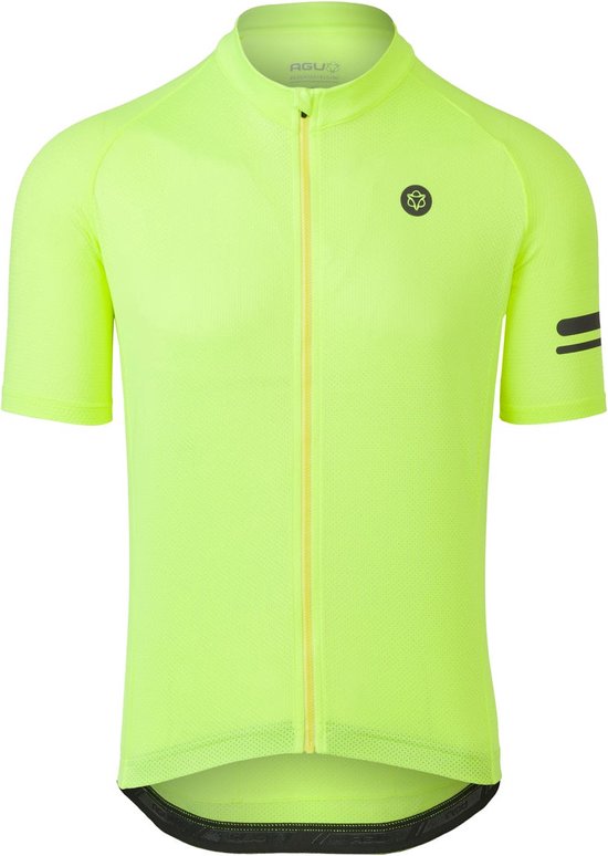 AGU Core Fietsshirt Essential Heren - Hi-vis Neon Yellow - S