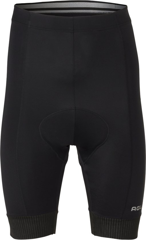 AGU Essential Fietsshort Heren met Zeem - Fietsbroek - Zwart - Maat L