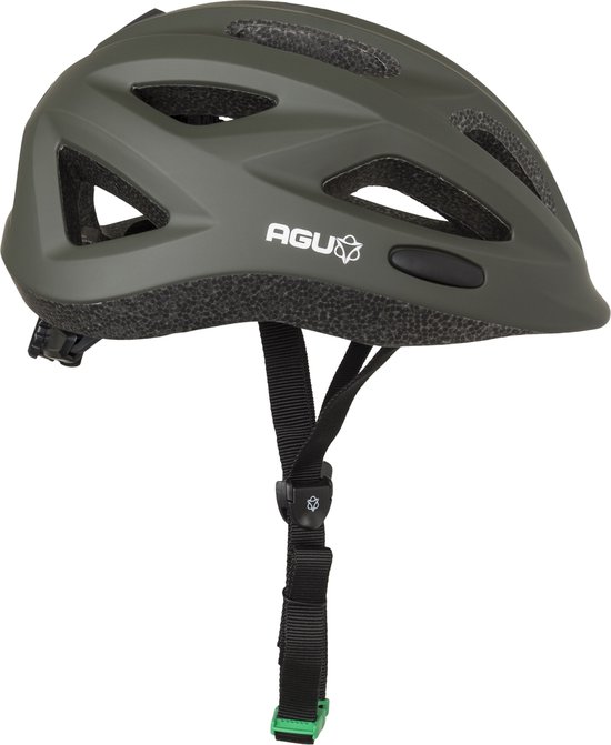 AGU GO Kids Helm Kind - Groen - One Size 48-54 CM - Voldoet aan de EN1080 standaard van AG