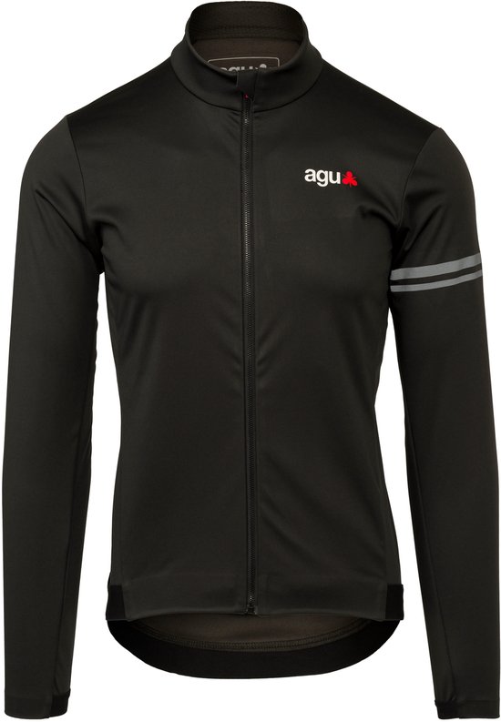 AGU Performance - Winterjack Heren - Wielrenjack - Softshell - Winddicht - Waterafstotend - Ventilatie - 4 Zakken - Zwart - XXL