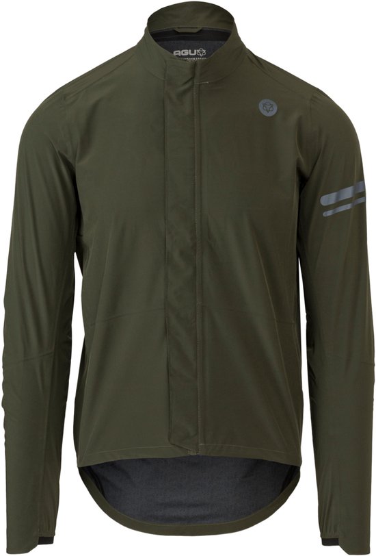 AGU Prime - Regenjas - Heren - Poray 15.000 - Ademend - Wind en waterdicht - Semi 4-way stretch - Getapete naden - Groen - S