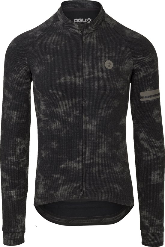AGU Reflective Fietsshirt Lange Mouwen Essential Heren - Reflection - Maat XXL