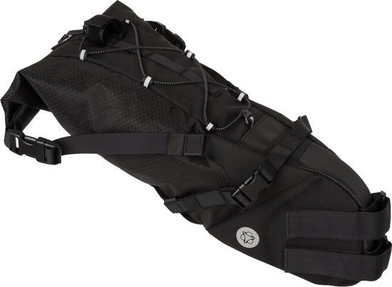 AGU Seat-Pack Venture Zadeltas Zwart - 10L - Waterafstotend, Eenvoudige Montage, 100% Gerecycled Polyester van AGU