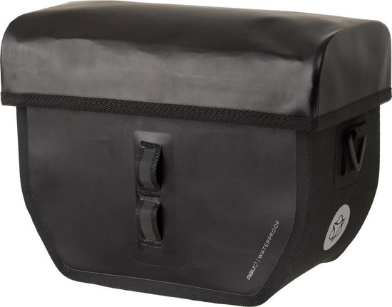 AGU Tech Stuurtas Shelter - Zwart - 8 L - Waterdicht - KLICKfix van AG