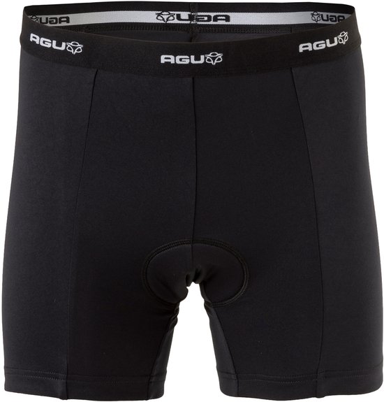 AGU Undershort Heren Fietsonderbroek - Fiets Ondershort Met Zeem - Heren - Zwart - Maat M