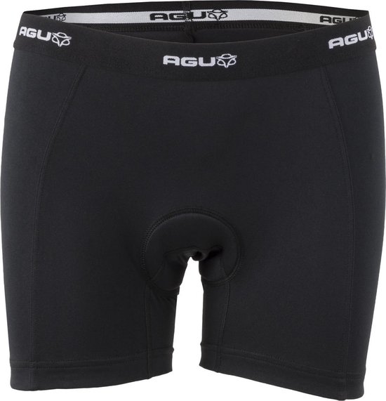 AGU Underwear Fietsonderbroek Essential - Fietsonderbroek Dames met Zeem - Ademend Fietsondergoed - Zwart - XXL