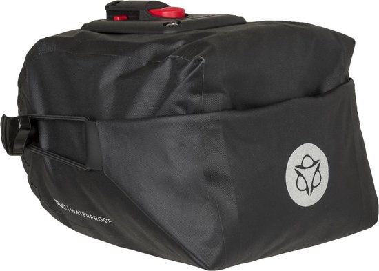 AGU Zadeltas Shelter - Zwart - 1,3L - Waterdicht - KLICKfix van AG