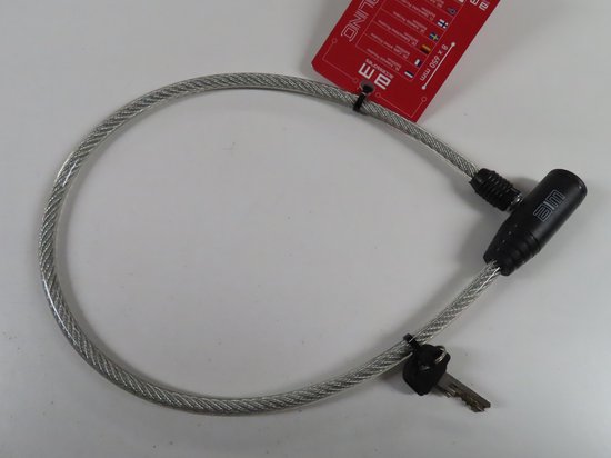 AIM - Fietsslot - Sleutel - 8x 650mm - Zilver van AIM
