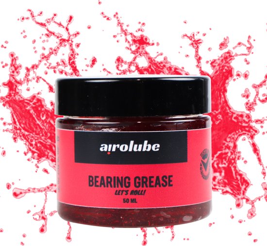 Airolube Bearing Grease - Plant-Based Lagervet - Vet voor fietslagers - Kogellagervet - Smeervet - Lagervet Fiets (NLGI Klasse 2) - 50 ml van Merkloos