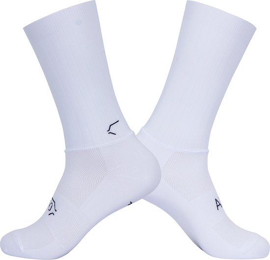 Airoman.cc - Airo Signature - Aero Sokken - Wit - Maat L (43-47) van Merkloos
