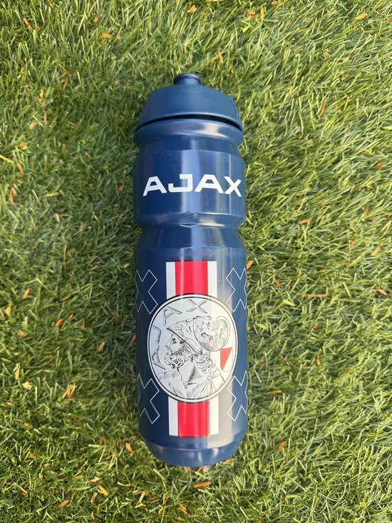 Ajax Bidon Blauw Rood XXX -Ajax Waterfles 750ml -