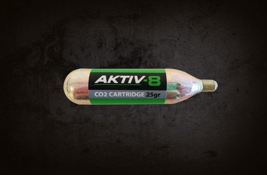 Aktiv-8 Co2 patronen 25 Grams met draad van Aktiv-8