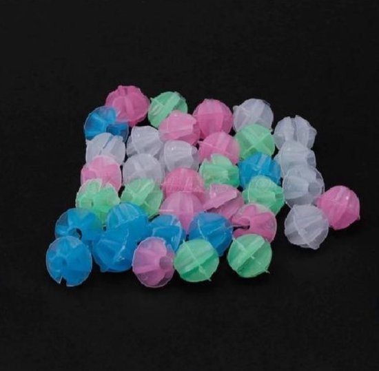 Akyol - Fiets spaakkralen 36 stuks - glow in the dark - spaakkralen - - fietskraal kinderfiets -spaakkralen voor een kinderfiets- spaakkralen kinderen- fietskralen -fietskralen kind -spaakkraal kinderen - gekleurde spaak kralen- van Akyol