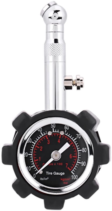 Allecto - Bandenpressure Meter - Handmatig - 0-100 Psi - Nauwkeurige