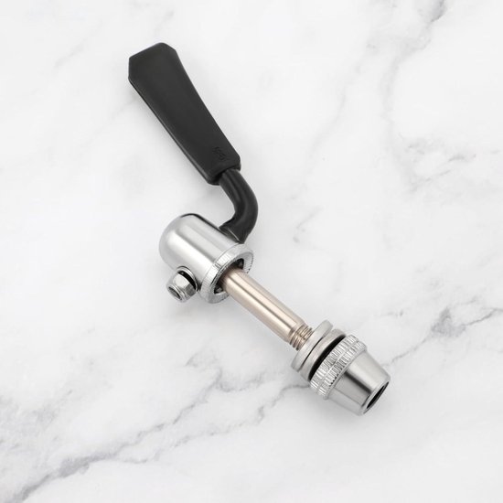 Allecto- Fiets Zadelpen Bolt - Quick Release - Zwart - Handvat - Vorkbout - Compatibel met Raleigh - Compatibel met Dawes - 55mm - Fietsaccessoires - Zadelpenbout - Bouten. van Merkloos