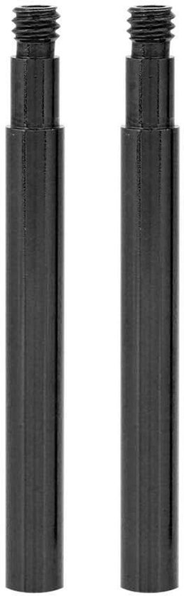 Allecto - Presta Ventiel Extender - Fiets Ventiel Verlengstuk - Aluminium 60mm - Verlenging Voor Mountainbike - 2 Stuks Voor Racefiets