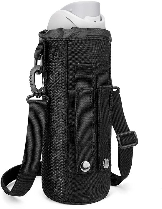 Allecto - Sportwaterfles tas - Molle flessenhouder - Tactisch ontwerp - Compatibel met diverse flessen - Lichtgewicht en duurzaam - Geschikt voor o...