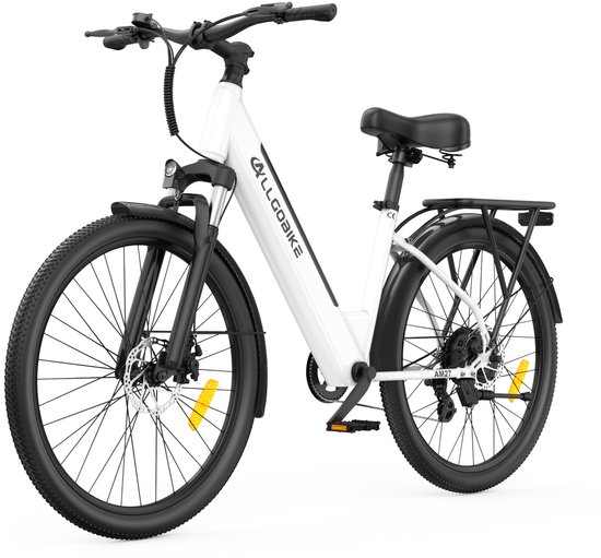 ALLGOBIKE AM27 27,5" Elektrische Fiets 250W 36V 15Ah - 7 Versnellingen - 50-100 km Actieradius - Stads- & Licht Offroadfiets - LED Display