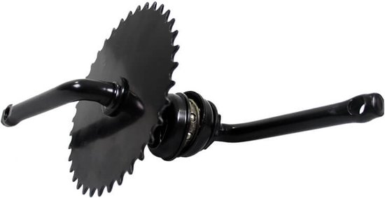 Alpina Alp crankset one-piece 12 black van Alpina