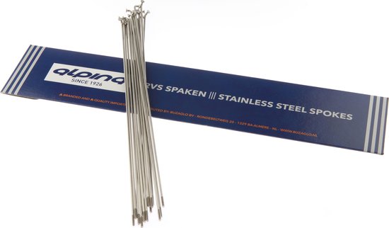 Alpina Spaak STR ED2.0 RVS 13/14-290mm Fg2.3 zilv. (18st)