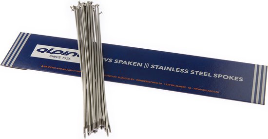 Alpina Spaken 13G (2,34mm) 282mm RVS Zwart (P36)