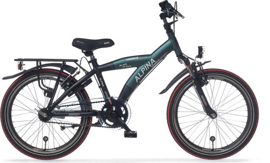 Alpina Yabber J22 Pine Green Matt - Vivid Black Matt