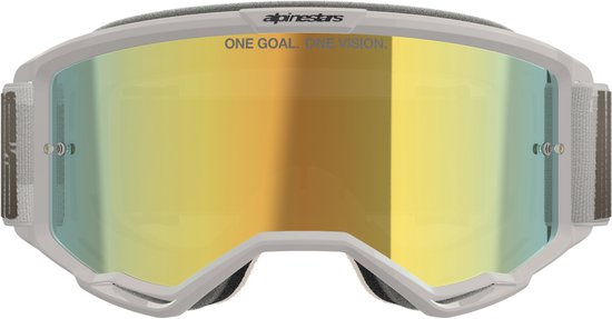 Alpinestars Vision 5 Hollow Crossbril - Wind - Lens spiegel goud