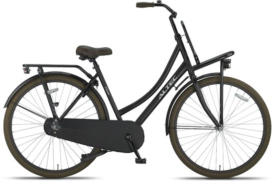 Altec Classic - Transportfiets - Damesfiets - 28 inch - 53 cm - Mat Zwart van Altec