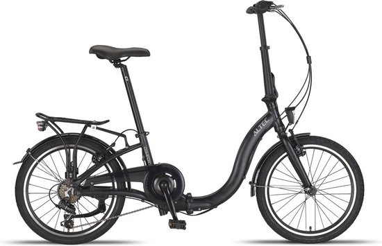 Altec Comfort 20 inch Vouwfiets 6V Mat Zwart van Merkloos