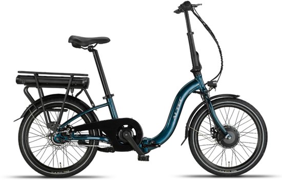 Altec Compact Elektrische Fiets - E-bike 20 Inch - Vouwfiets 39 cm - 7 Versnellingen - Hydraulische Schijfrem - 468 Wh Accu - Petrolblauw van Merkloos