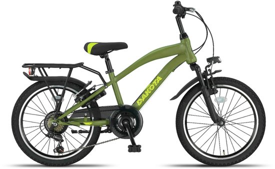 Altec Dakota 20 inch Jongensfiets Army green van Merkloos
