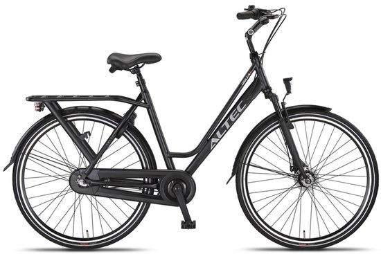 Altec Damesfiets Delta Plus 28 Inch 50 cm Dames 3V Rollerbrake Matzwart van Altec