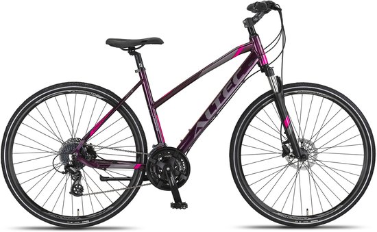 Altec Damesfiets Legarda 28 Inch 49 cm Dames 24V Hydraulische schijfrem Paars van Altec