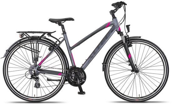Altec Damesfiets Legarda 28 Inch 49 cm Dames 24V V-Brakes Antraciet van Merkloos