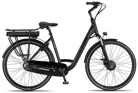 Altec Diamond Elektrische Fiets - 28 inch – 53 cm – 250W (42Nm) Voorwielmotor – Accu 468Wh (36V, 13Ah) – Shimano Nexus 7 – Hydraulische Remmen – Mat Zwart van Merkloos