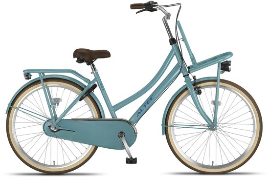 Altec Dutch - Transportfiets 26 Inch - Meisjesfiets voor 10 tot 14 Jaar - 140-155 cm - Terugtraprem - Lichtblauw van Altec