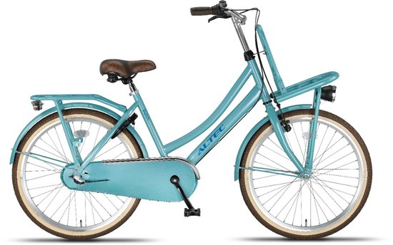 Altec Dutch - Transportfiets - Meisjesfiets - 24 inch - 3 versnellingen - Licht Blauw van Merkloos