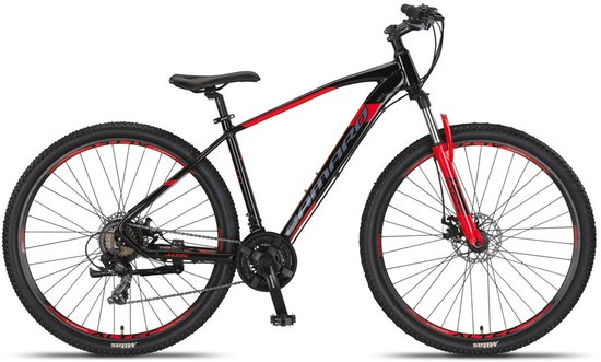 Altec Hardtail Mountainbike Camaro MTB 27.5 Inch 45 cm Unisex 21V Mechanische schijfrem Zwart/Rood