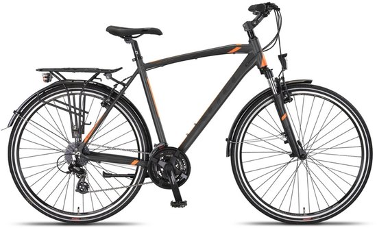 Altec Herenfiets Legarda 28 Inch 56 cm Heren 24V V-Brakes Kaki van Merkloos