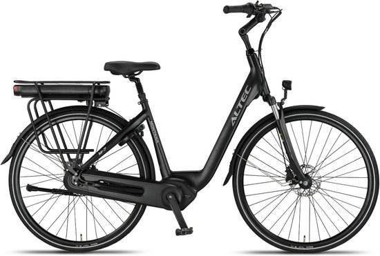 Altec Montana Next - Hydraulische Remmen - Elektrische Fiets - Mat Zwart - 28 inch - Accu 518Wh (37V, 14Ah) - 250W (65Nm) Middenmotor - Shimano Nexus 7 Versnellingen van Merkloos