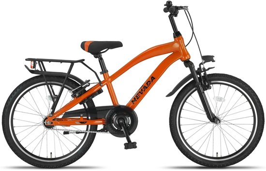 Altec Nevada - Allroad Kinderfiets - Jongensfiets - Mountainbike - 22 inch - Oranje van Altec
