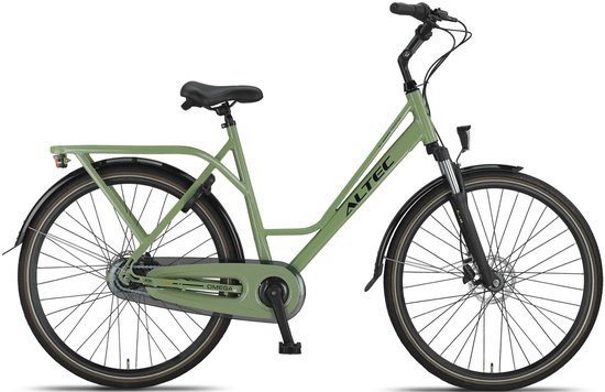 Altec Omega HYD - Damesfiets - 28 inch - 50 cm - 7 versnellingen - Hydraulische Schijfrem - Stadsfiets - Groen van Altec
