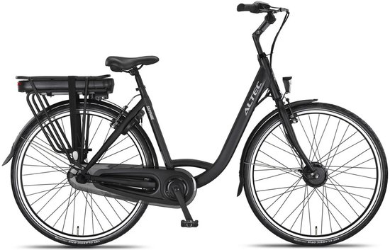 Altec Sapphire - Elektrische fiets - Damesfiets - Stadsfiets - 28 inch - 52 cm - 7 versnellingen - Zwart van Altec