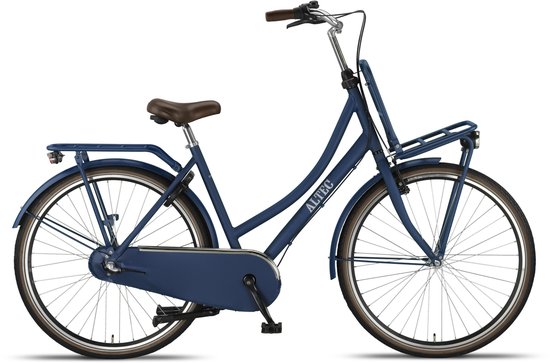 Altec Transportfiets dames Vintage 28 Inch 53 cm Dames 3V Terugtraprem Donkerblauw van Altec